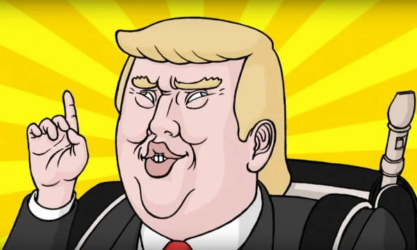 Эй, президент Трап! Эй, президент Трап!